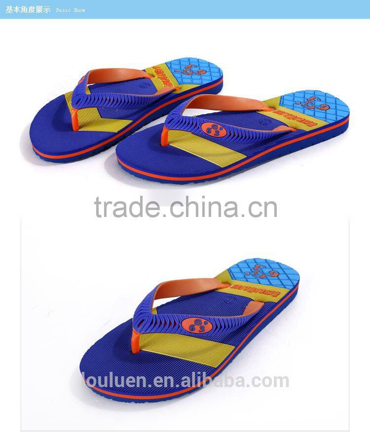 2015 663 LOULUEN New Fashion EVA Men Beach Slippers