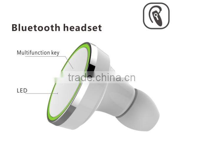 Car charger Bluetooth Wireless headset for call and music CSR chip set noise reduction V4.1