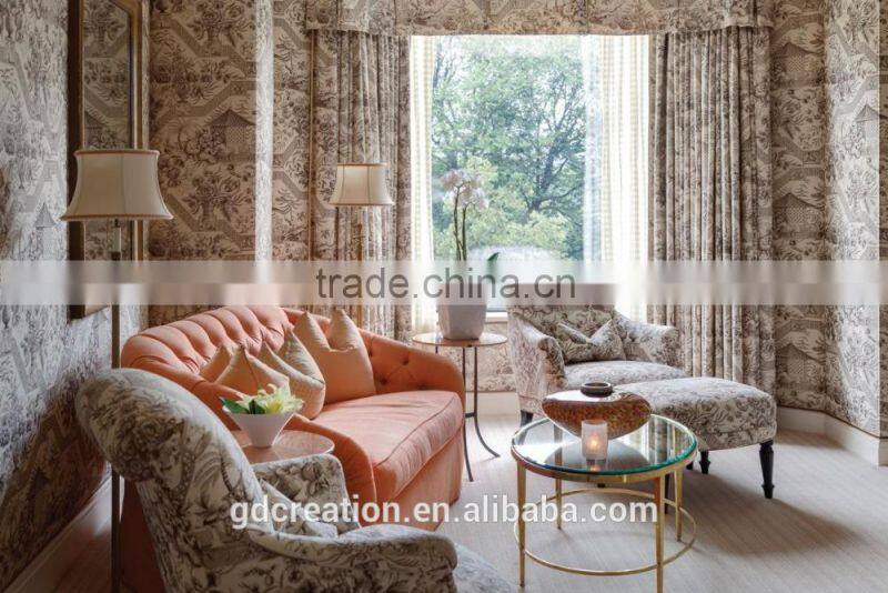 Living room coffee table glass table