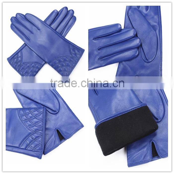 Best Quanlity Softtextile Leather Glove Manufacturer For Girls Christmas Gifts Driver Glove