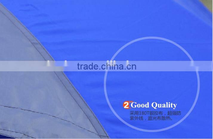 180T Silver Plaster Waterproof Flame Retardant Camping Tent