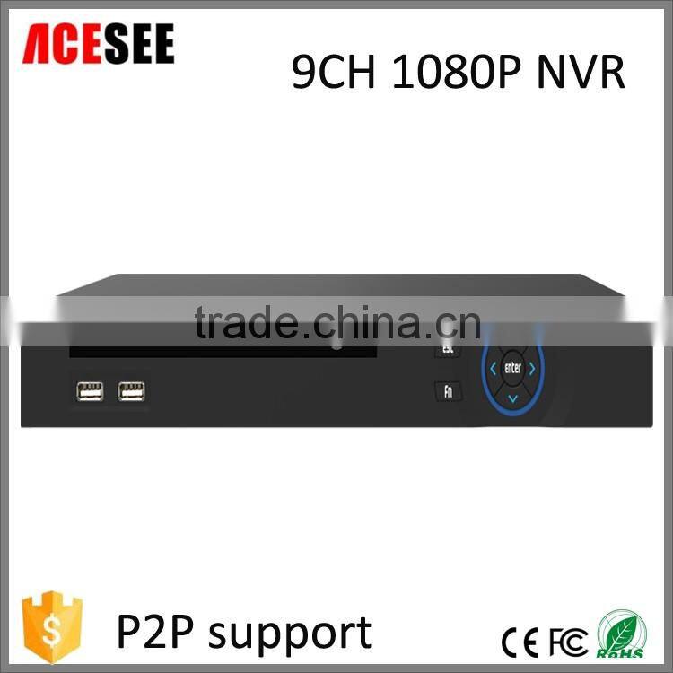 ACESEE 9CH 1080P NVR H.264 HD Network DVR with P2P Real Time Remote Control