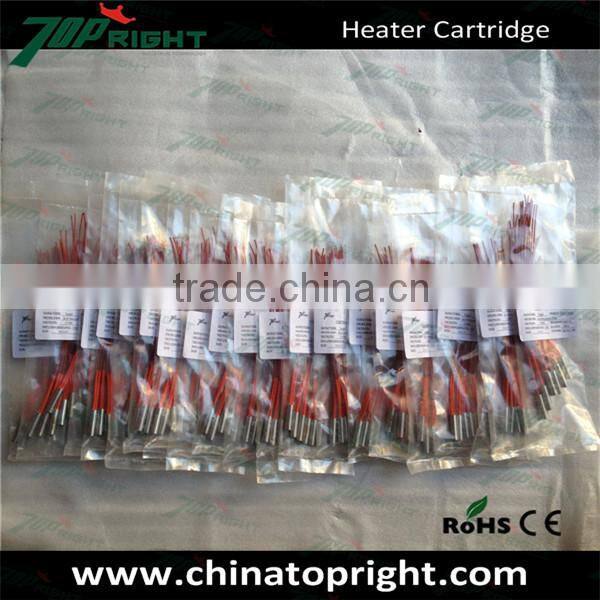 Topright SUS304 sheath 300mm lead wire length cartridge heater