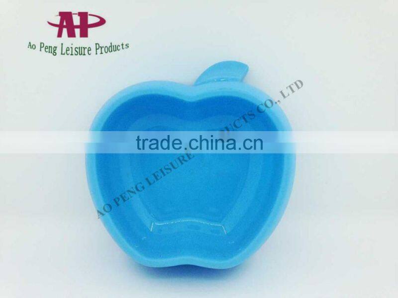 2016 Hot Sale Dog Accessories Apple Shaped Dog Big Bowl Product