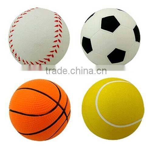 custom shape antistress ball pu foam stress ball with embossed logo