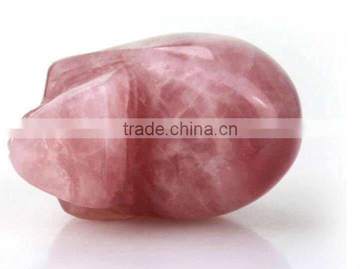 China natural crystal quartz skull,hand carved crystal skull for sale