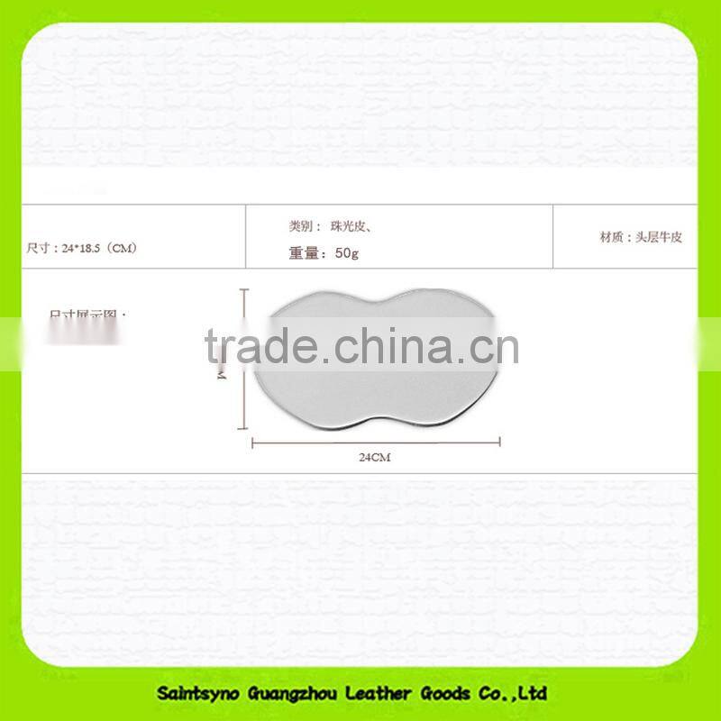 15013 Custom beautiful leather gaming mouse pad