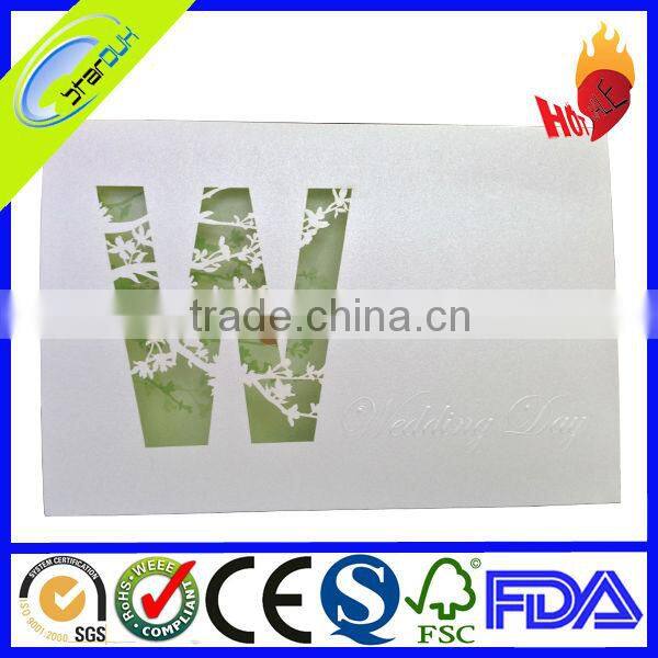 3d printing wedding invitation card 3d card of buddhist