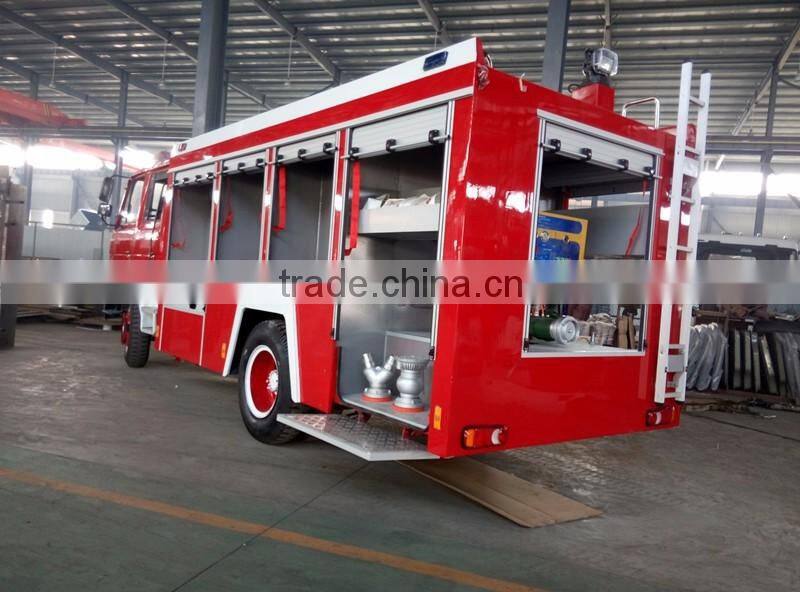 4x2 dongfeng 6 ton water tanker fire truck for rescue