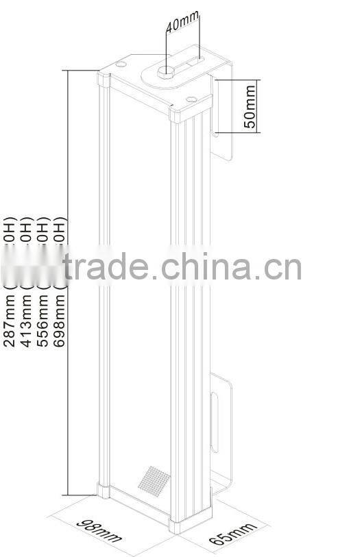 powerful waterproof real supplier aluminium column speaker