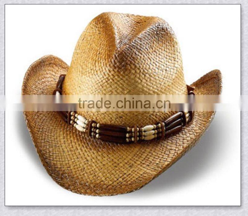 Wholesale fashionable men's straw beach hat