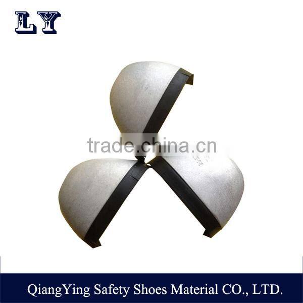 Anti-smash steel toe cap with rubber strip meet UR EN12568:2010 standard