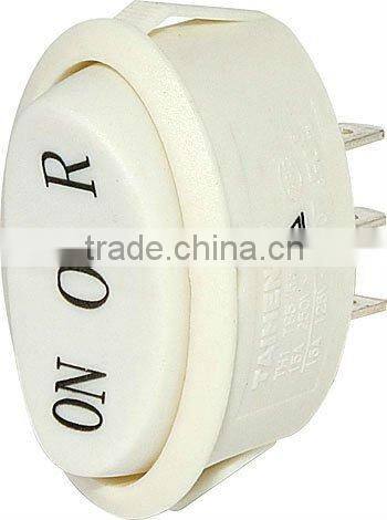 3P on-off light rocker switch,TOP Quality copper pins rocker switches,