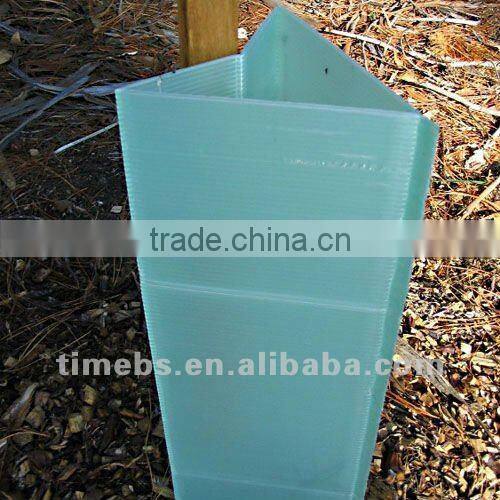 Collapsible corrugated plastic recycle bin