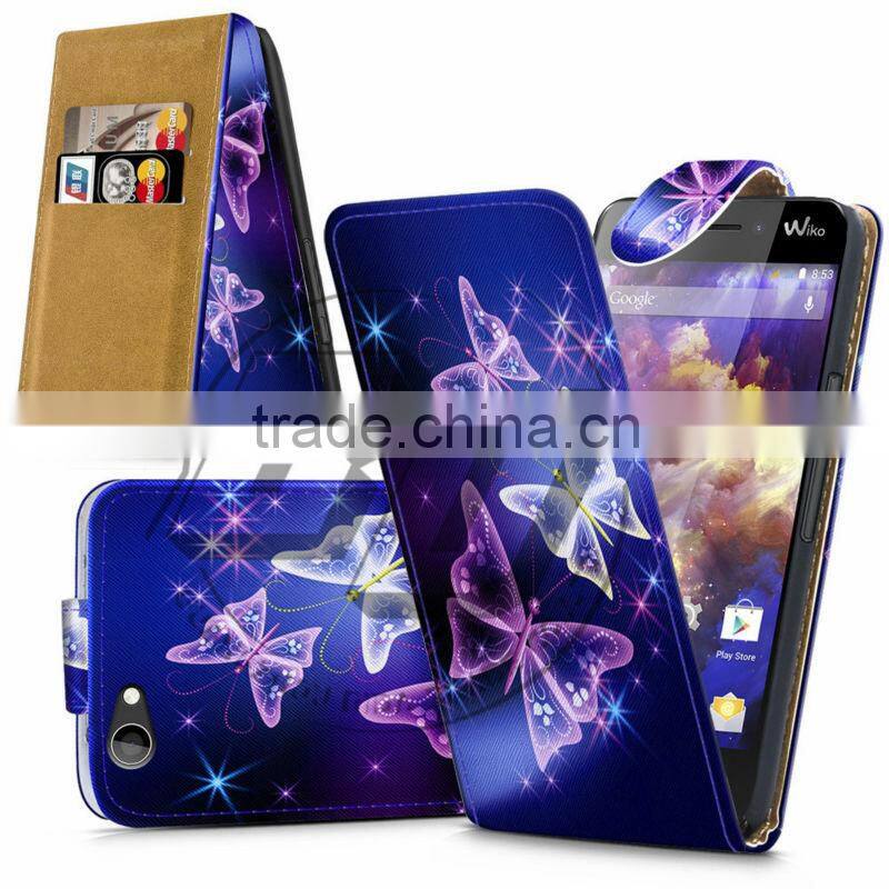 For Wiko Highway Sings High Quality Print Flip PU Leather Case Cover Moible Phone Case