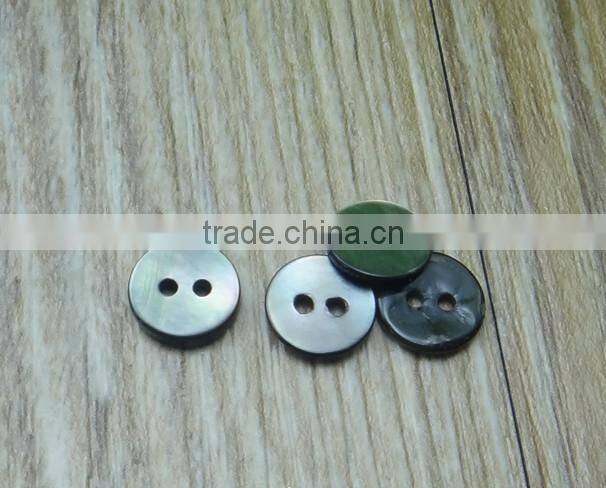 Custom 2 hole real shell shirt button