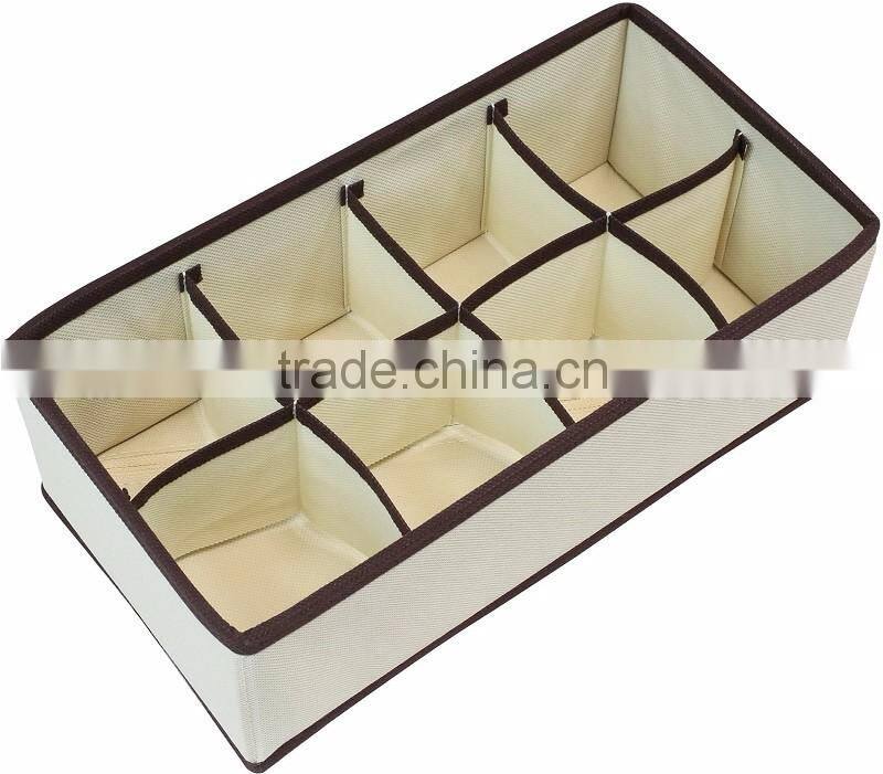 Collapsible Storage Boxes Bra Underwear Closet Organizer Drawer Divider 4 Set