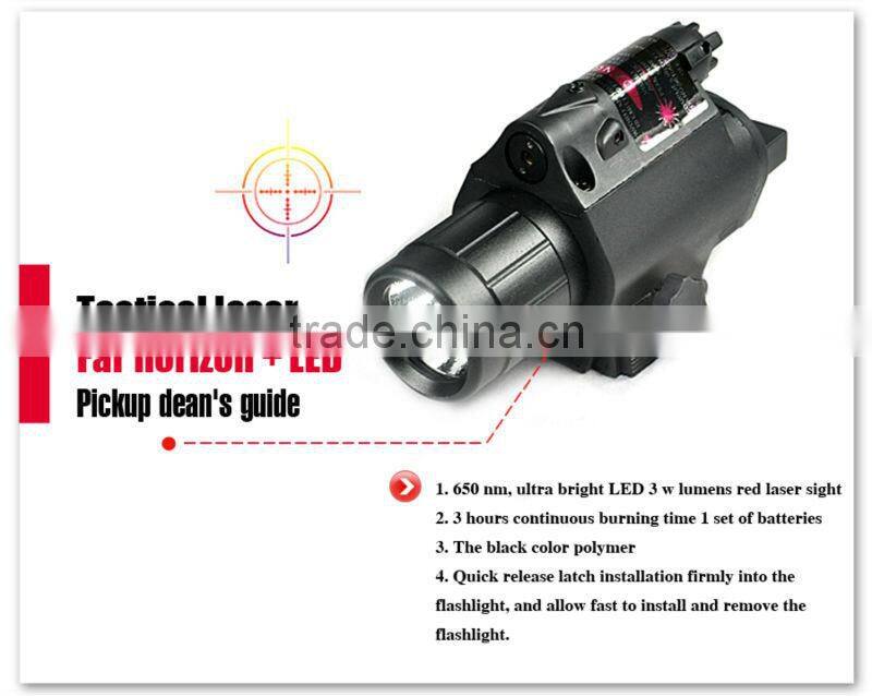 Tactical green and red Laser Sight with LED with rat tail pressure pad