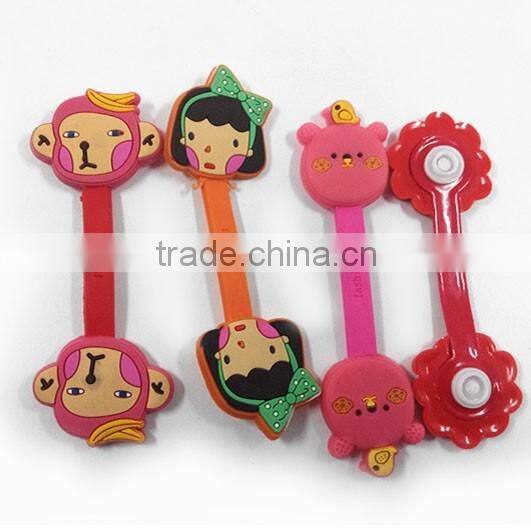 Creative cute coil winder silicone cable wire organizer bobbin winder