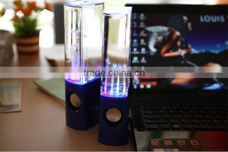 2016 new products crystal clear for led dancing water speaker