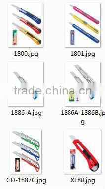 mini plastic pocket key knife 110