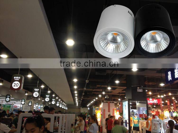 housing white surface mounted COB led downlight 25w