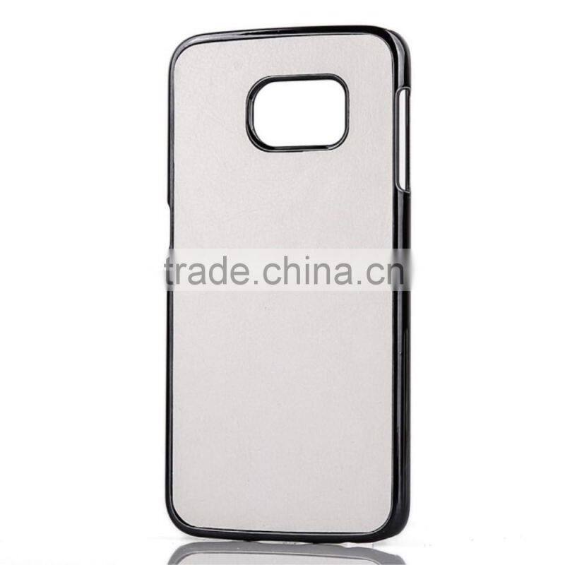 Crazy Horse Leather Coated PC Case for Samsung Galaxy S6 Edge G925