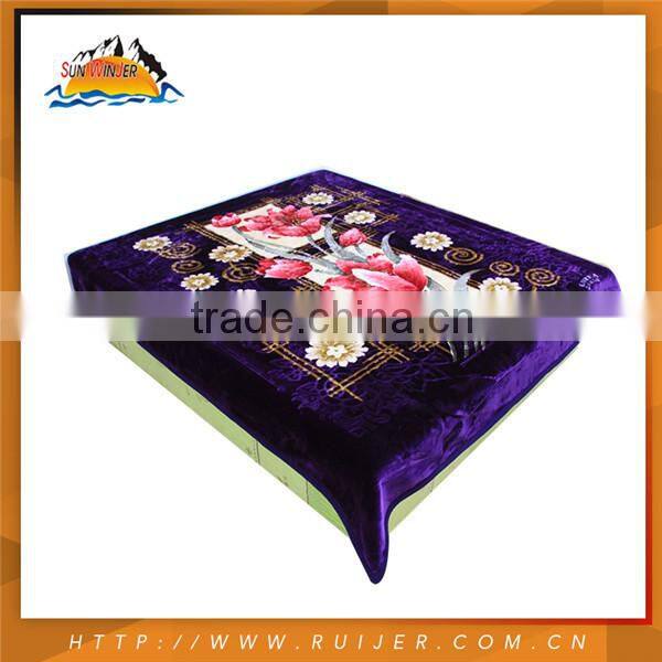 Professional Widely Used Durable Printed Fleece Blanket