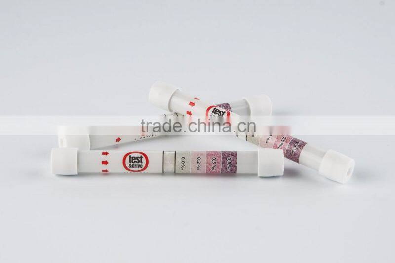 Disposable alco test, disposable breathalyzers kit, breathalysers, breathalyser