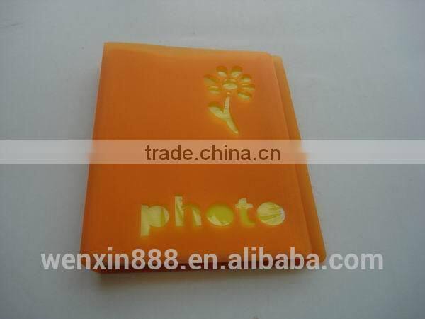 customized pp cover gifts plastic photo/card album made in china