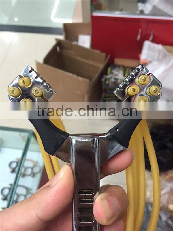 High Quality Simple Style Outdoor Hunting Stainless Steel Slingshot