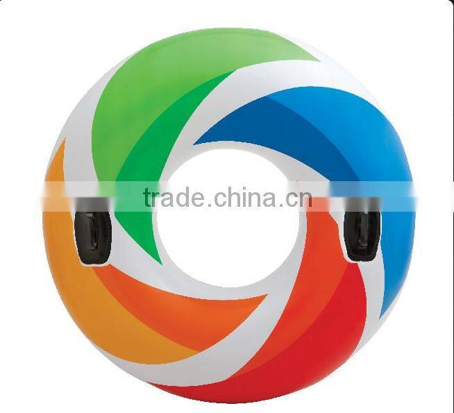 Intex Color Whirl Inflatable River Tube - 47 inch Pool, Water, Snow Tube