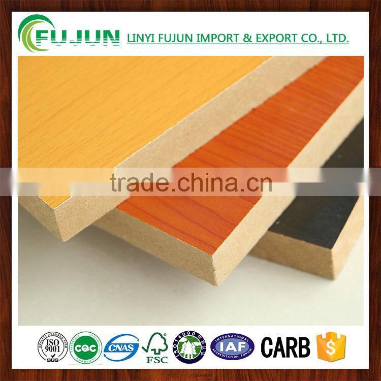Furniture Grade Melamine Board (Melamine MDF Board or Particle Board)