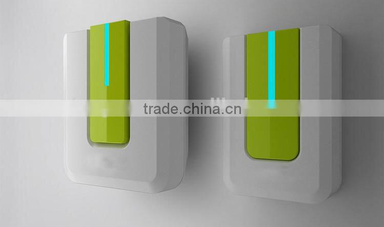 Wireless piano doorbell with 52 music tones 300m working distance multi receivers with battery AC power LED flash