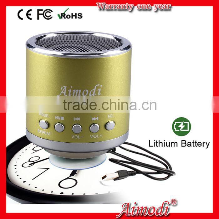 New style high quality portable wireless mini computer speaker with led light and TM card function