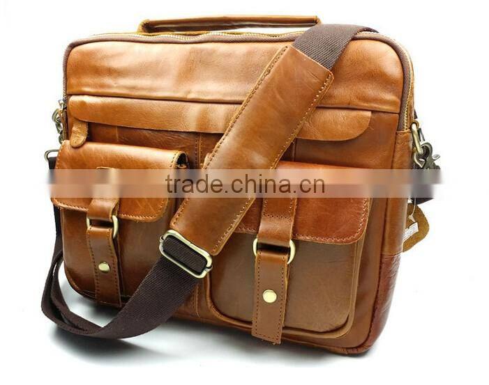 Boshiho vintage cow hide purses and handbags 2016 leather luxury man bag