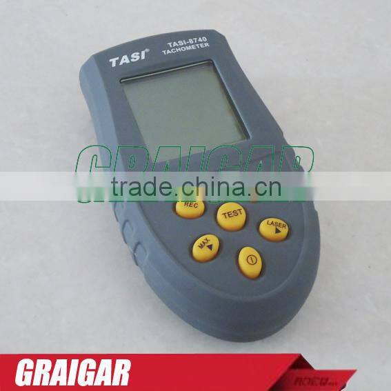 TASI-8740 Non-Contact Digital Laser Tachometer RPM Meter