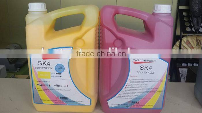 Guangzhou Supply Crystaljet SK4 Solvent Digital Inkjet Ink for Crystaljet 3000, Crystaljet 4000, Crystaljet 6000 series Machine