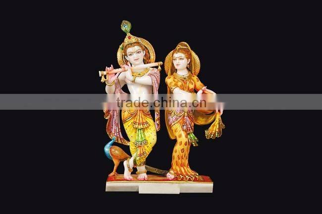 Hindu God Radha Krishna Statue