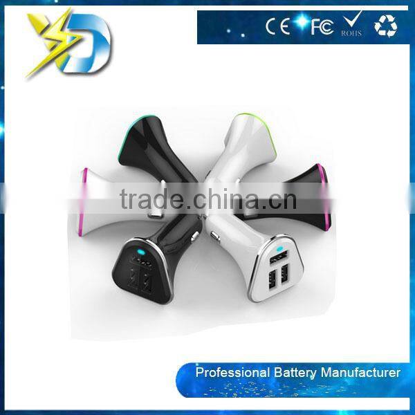 xuandi Duck mouth dual USB car charger 3 port