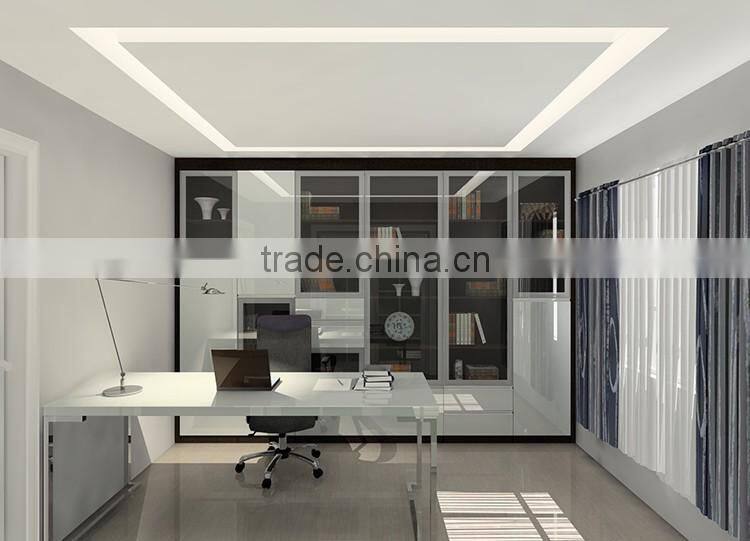 Top quality solid wood bookcases, white bookshelves