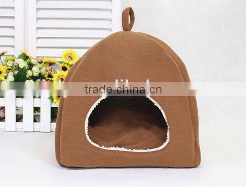 Soft plush Small Cotton Soft Dog Cat Pet Bed House