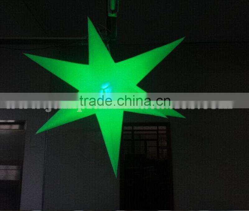 210T nylon cloth Inflatable Lighting Cone with blower base and remote contral LED