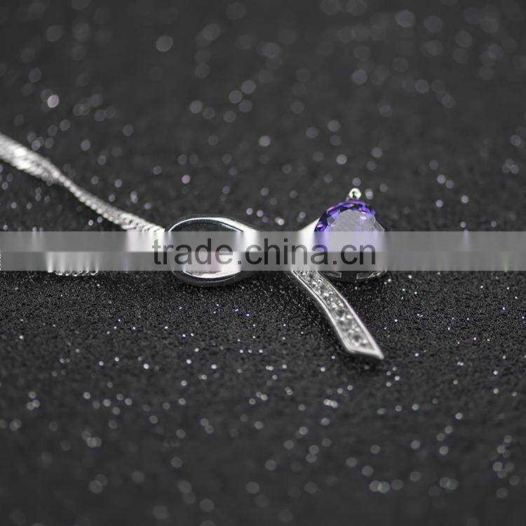Scarf pendant jewelry!!! alibaba wholesale fashion silver zirconia pendant