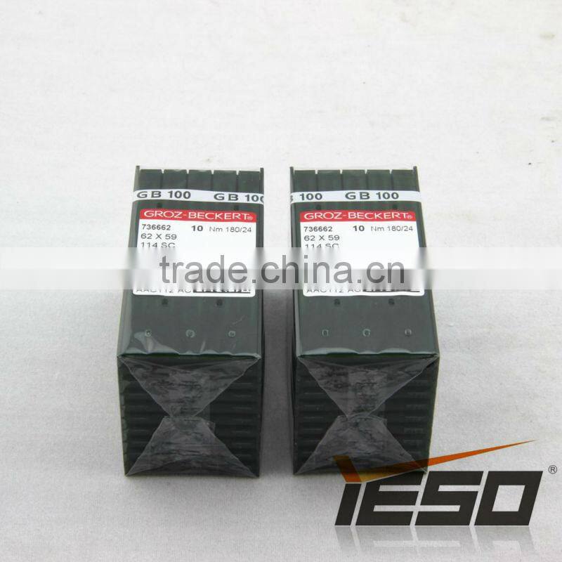 62X59 114SC DVX59 Nm 180/24 Groz-Beckert Needle Made in Germany