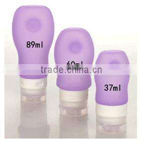 1.25oz Silicone Travel Size Bottles Leak Proof Empty Cosmetic Containers