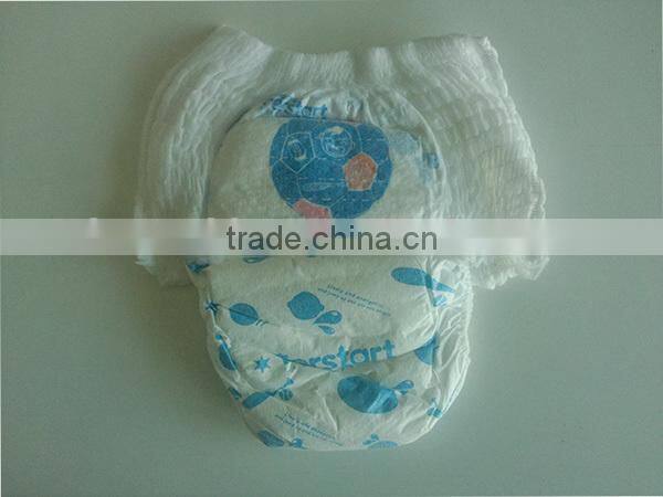 Cotton high quality baby easy up diapers, baby pants diaper, disposable easy up diaper