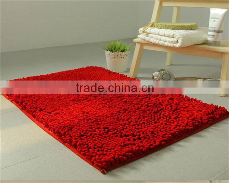 custom polyester microfiber shaggy bathroom rug
