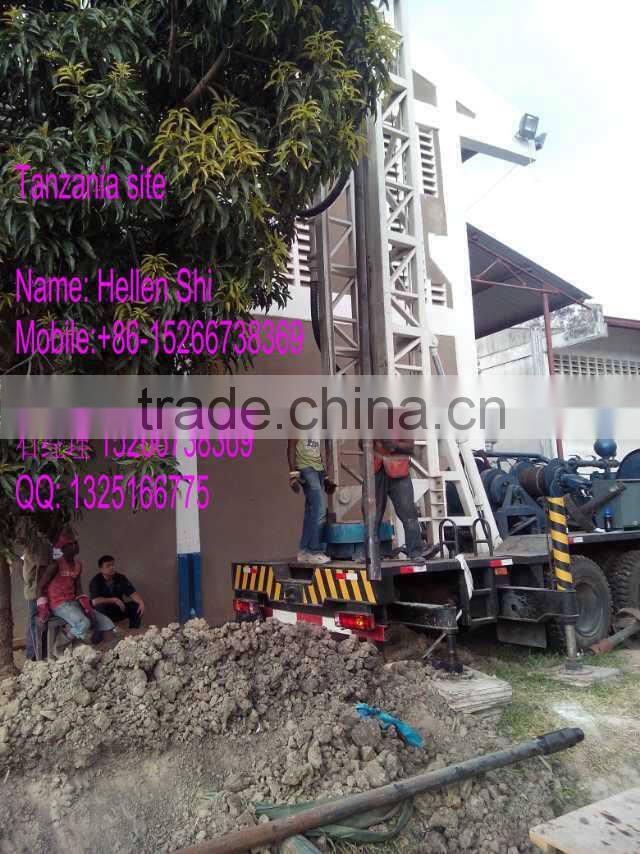 400m cheap truck mounted rotary water well drilling rig BZC400ZY