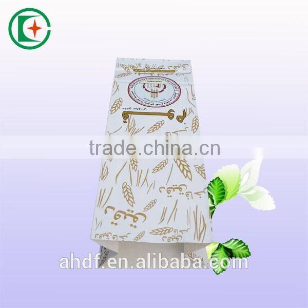 custom printed kraft flour packaging paper bag suppliers in China/ waterproof paper wheat flour bag